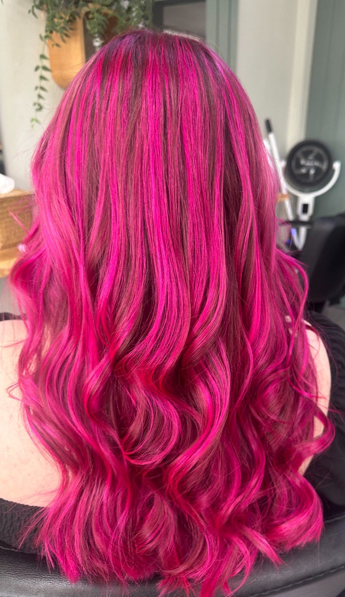 Recent completion of Blonde Hair Highlights styled on our client